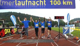 Gemeinde Donautal bei Ulmer Laufnacht 2011: Geschafft!