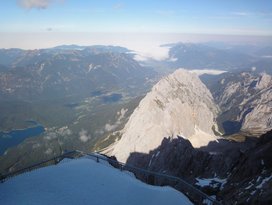 Blick auf Garmisch und den Eibsee